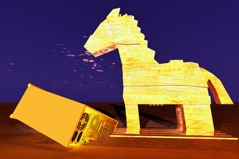 Trojan horse and computer